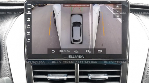 Màn hình DVD Android liền camera 360 xe Toyota Yaris 2019 - nay | Elliview S4 Deluxe 